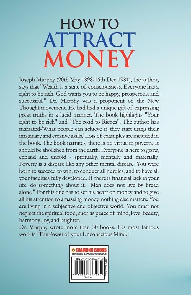 How to Attract Money Book Back Cover